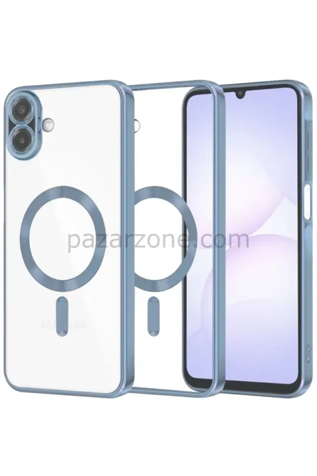 Newface Samsung Galaxy A07 4G Kross Magneticsafe Kapak - Sierra Blue