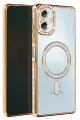 Newface Samsung Galaxy A07 4G Joke Simli Magneticsafe Kılıf - Gold