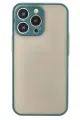 Newface Apple iPhone 14 Pro Kılıf Montreal Silikon Kapak - Yeşil