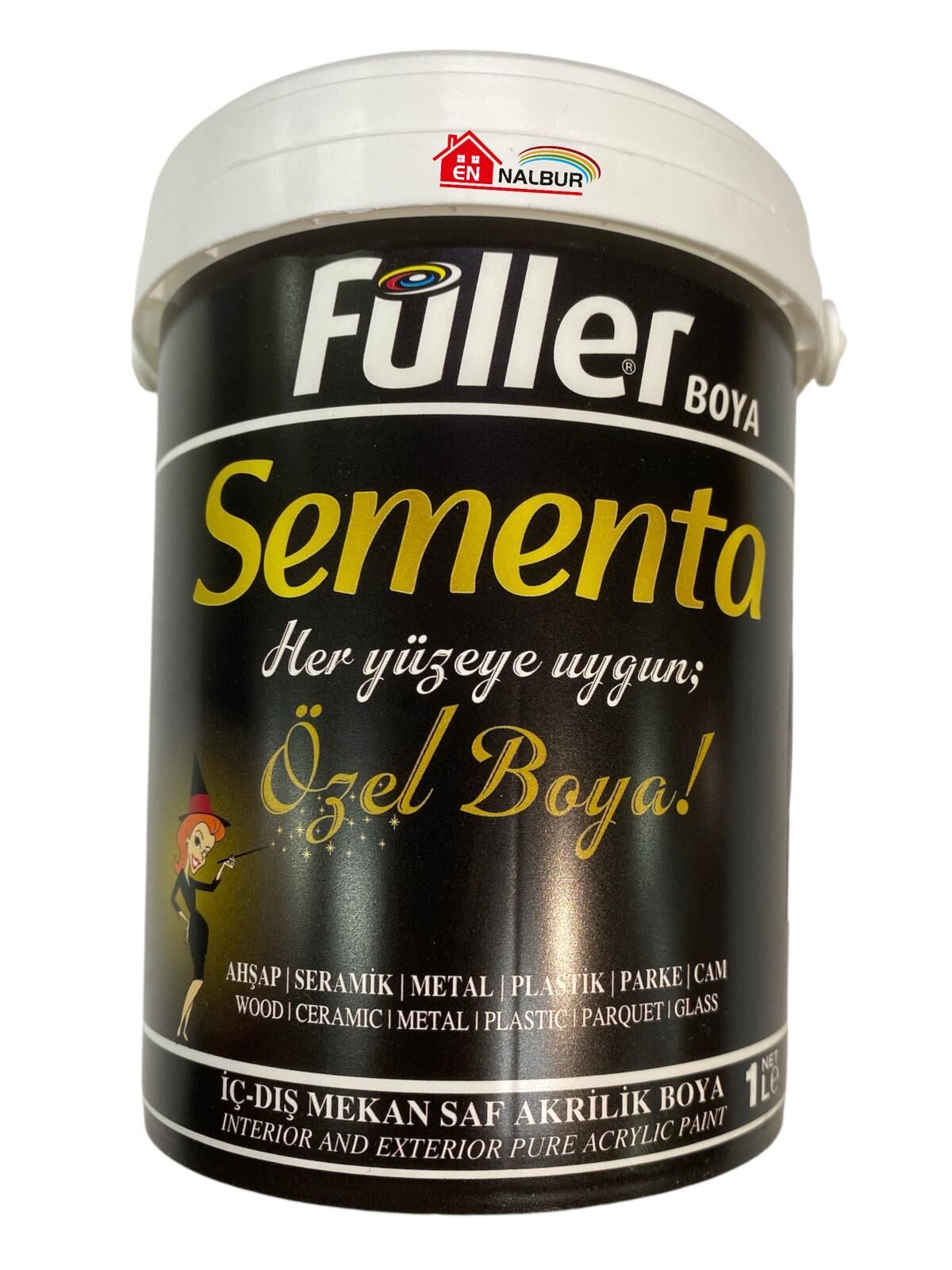 Sementa Özel Su Bazlı Saf Akrilik Boya 1 Litre Bej