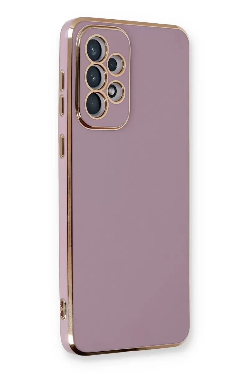 Newface Samsung Galaxy A53 5G Kılıf Volet Silikon - Mor