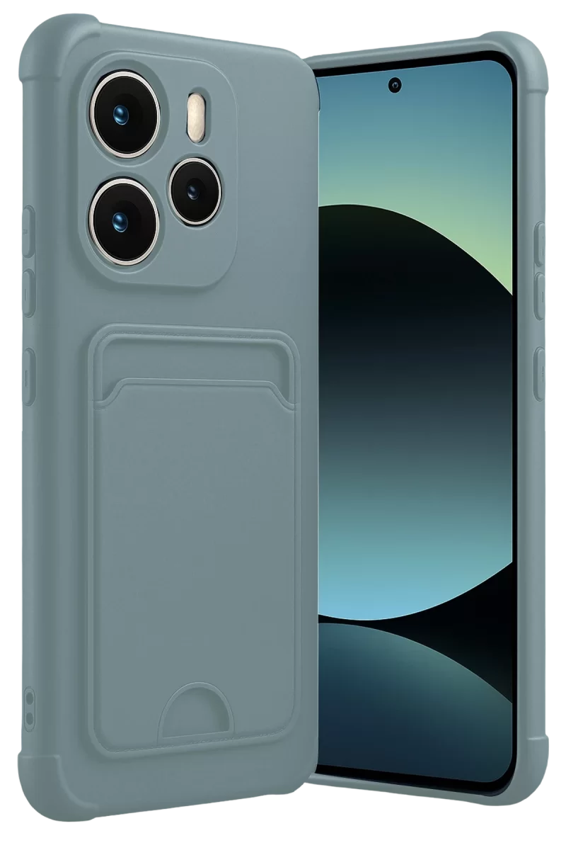 Newface Xiaomi Redmi Note 14 4G Kelvin Kartvizitli Silikon - Açık Yeşil