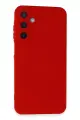 Newface Samsung Galaxy A25 5G Kılıf Nano içi Kadife Silikon - Kırmızı