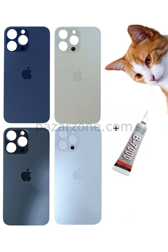 iPhone 14 PRO Arka Batarya Pil Kapağı ALTIN (B7000
