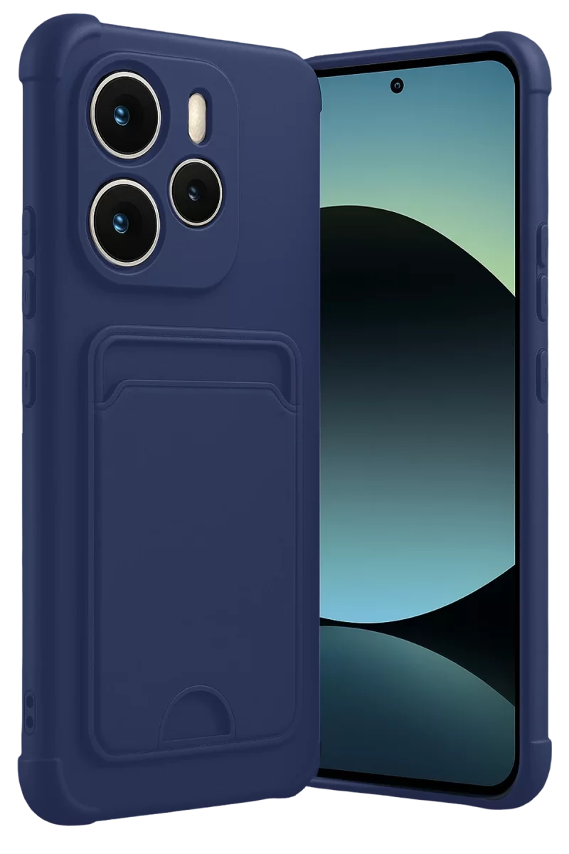 Newface Xiaomi Redmi Note 14 4G Kelvin Kartvizitli Silikon - Lacivert
