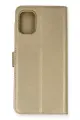 Newface Samsung Galaxy M51 Trend S Plus Kapaklı Kılıf - Gold