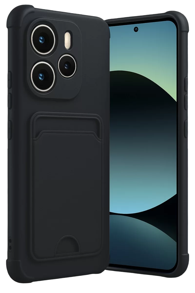 Newface Xiaomi Redmi Note 14 4G Kelvin Kartvizitli Silikon - Siyah