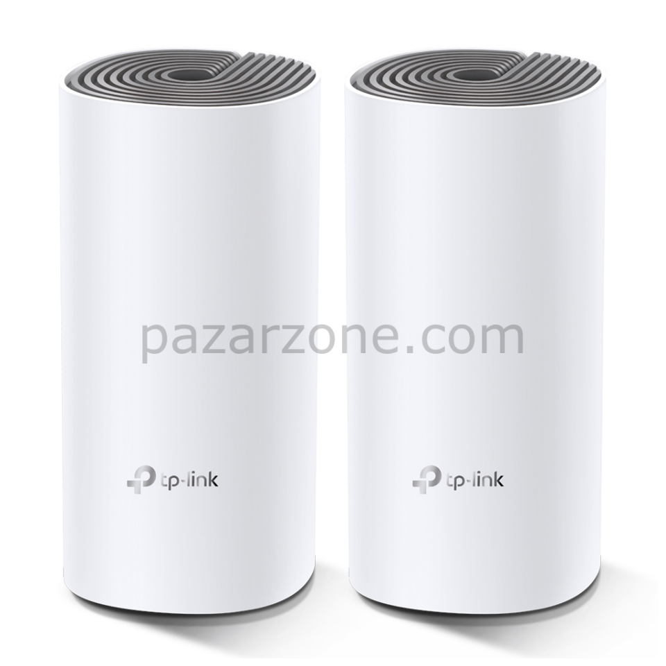 TP-LINK DECO-E4, AC1200, İkili Mesh, 1200Mbps, Dual Band, 2Port Megabit Lan, 260m2 Çekim Alanı, Router, Geniş Alan İnternet Ağı Sağlayıcısı