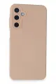 Newface Samsung Galaxy A25 5G Kılıf Nano içi Kadife Silikon - Pudra