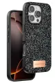 Onegif Apple iPhone 16 Pro Max Bright Simli Kapak - Siyah