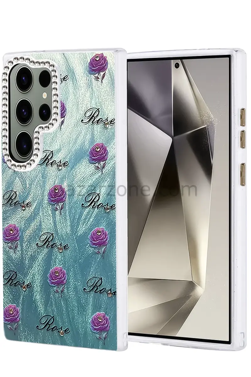 Newface Samsung Galaxy S24 Ultra Kılıf Blade Aynalı Desenli Kapak - Desen 9