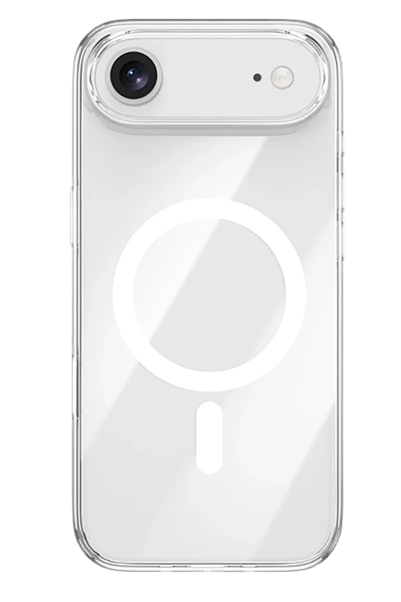 Newface Apple iPhone 17 Air Kılıf Pc Real Magsafe Kapak - Şeffaf