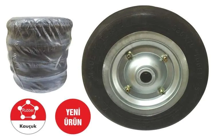 Sait Demirci Tkr 002 El Arabası Tekeri Dolgu Teker Bilyalı