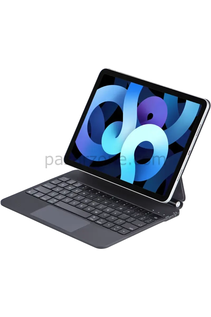 Newface Apple iPad 2025 10.9 10.Nesil (A16) Kılıf X8 Magic Manyetik Klavyeli Tablet Kılıfı - Siyah