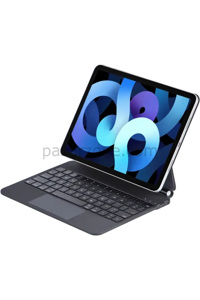Newface Apple iPad 2025 10.9 10.Nesil (A16) Kılıf X8 Magic Manyetik Klavyeli Tablet Kılıfı - Siyah