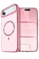 Newface Apple iPhone 17 Air Live Diamond Magsafe Kapak - Pembe