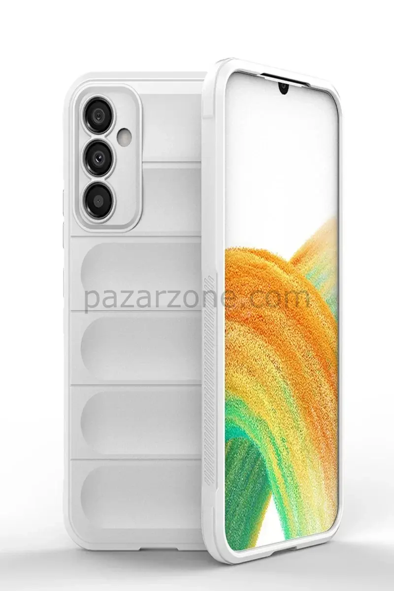 Newface Samsung Galaxy A25 5G Kılıf Optimum Silikon - Krem