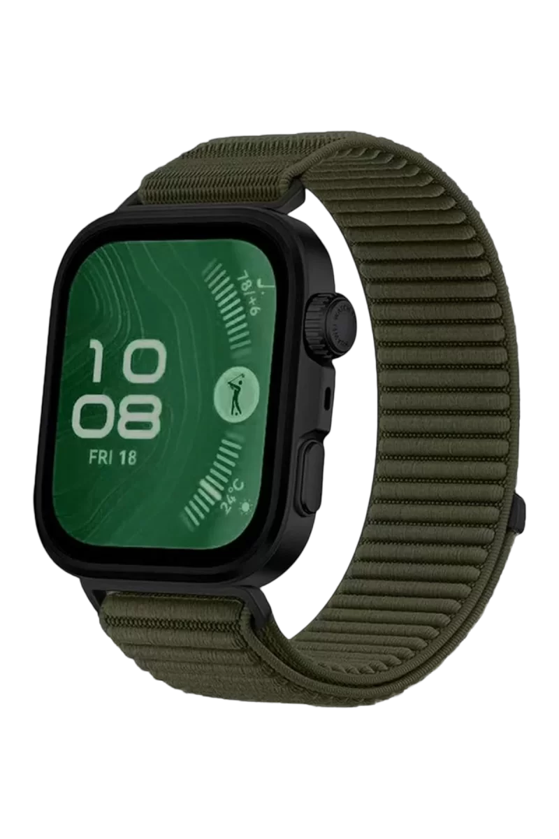 Newface Huawei Fit 4 Braid Kordon - Koyu Yeşil