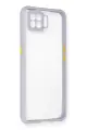 Newface Oppo A73 Kılıf Miami Şeffaf Silikon - Lila