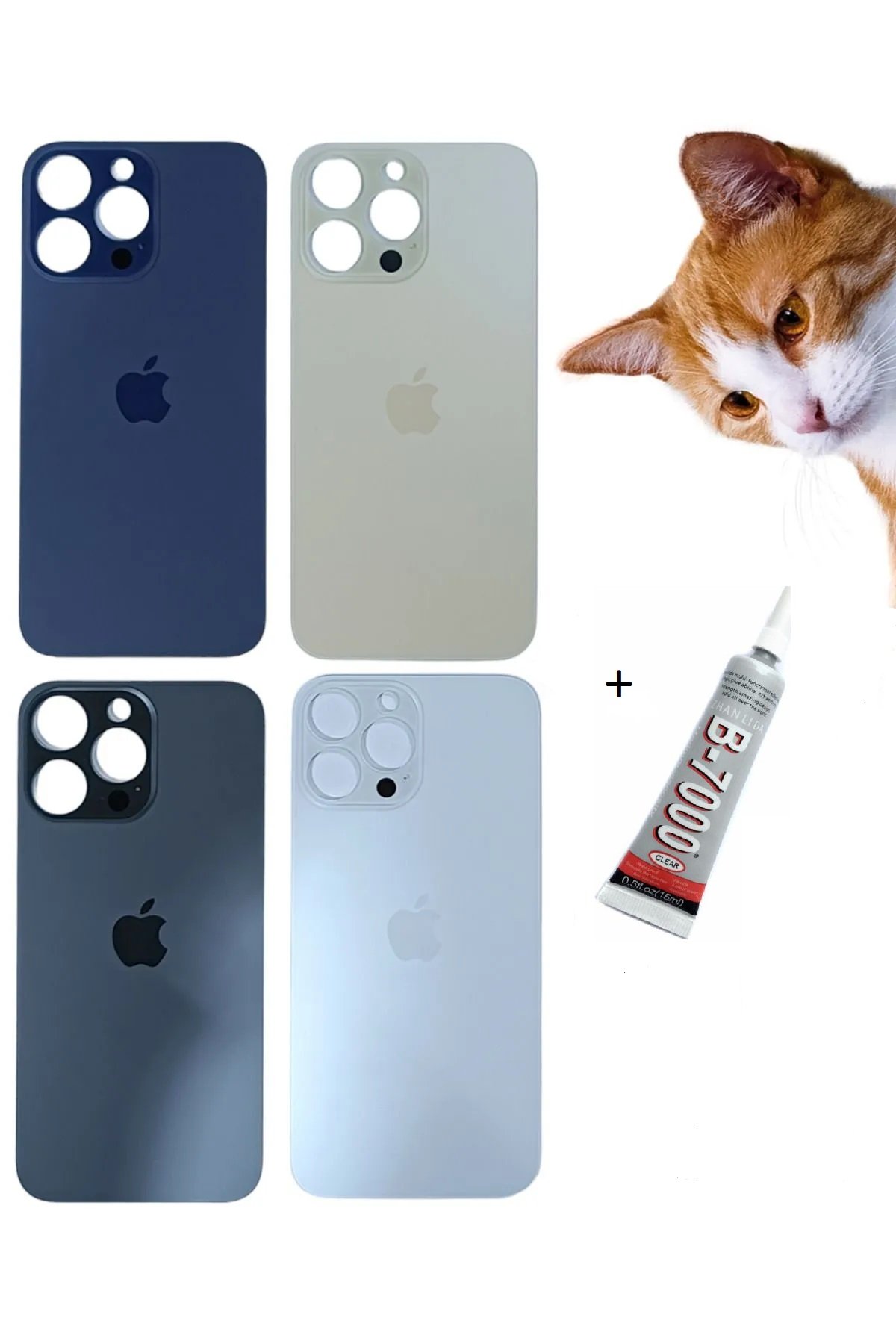 iPhone 14 PRO MAX Uyumlu Arka Batarya Pil Kapağı U