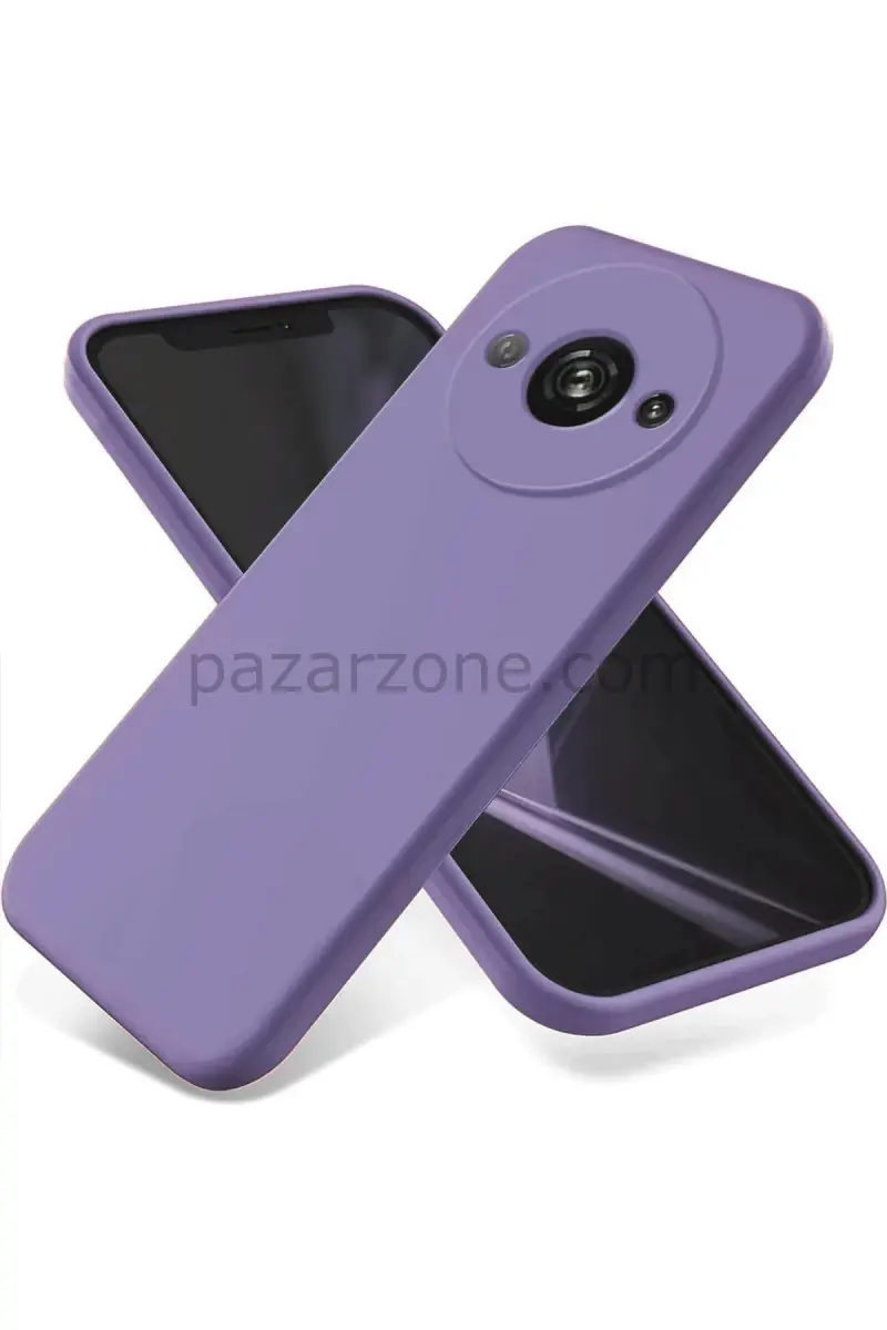 Newface Xiaomi Redmi A3 4G Kılıf First Silikon - Lila