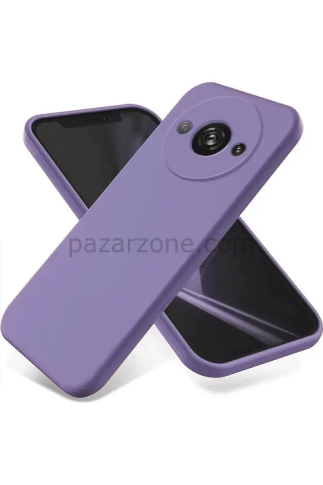 Newface Xiaomi Redmi A3 4G Kılıf First Silikon - Lila