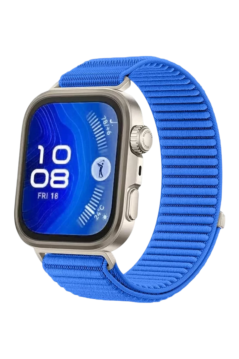 Newface Huawei Fit 4 Braid Kordon - Mavi