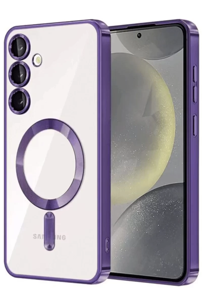 Newface Samsung Galaxy A55 5G Kross Magneticsafe Kapak - Mor