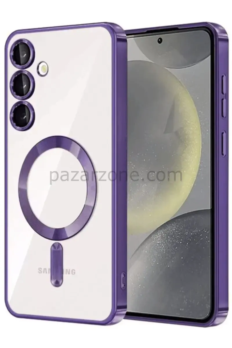 Newface Samsung Galaxy A55 5G Kross Magneticsafe Kapak - Mor