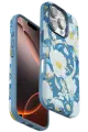 Onegif Apple iPhone 16 Pro Max Flower Series Magsafe Kapak - Mavi