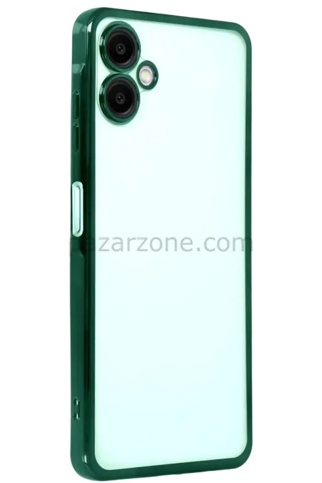 Newface Samsung Galaxy A07 4G Razer Lensli Silikon - Yeşil