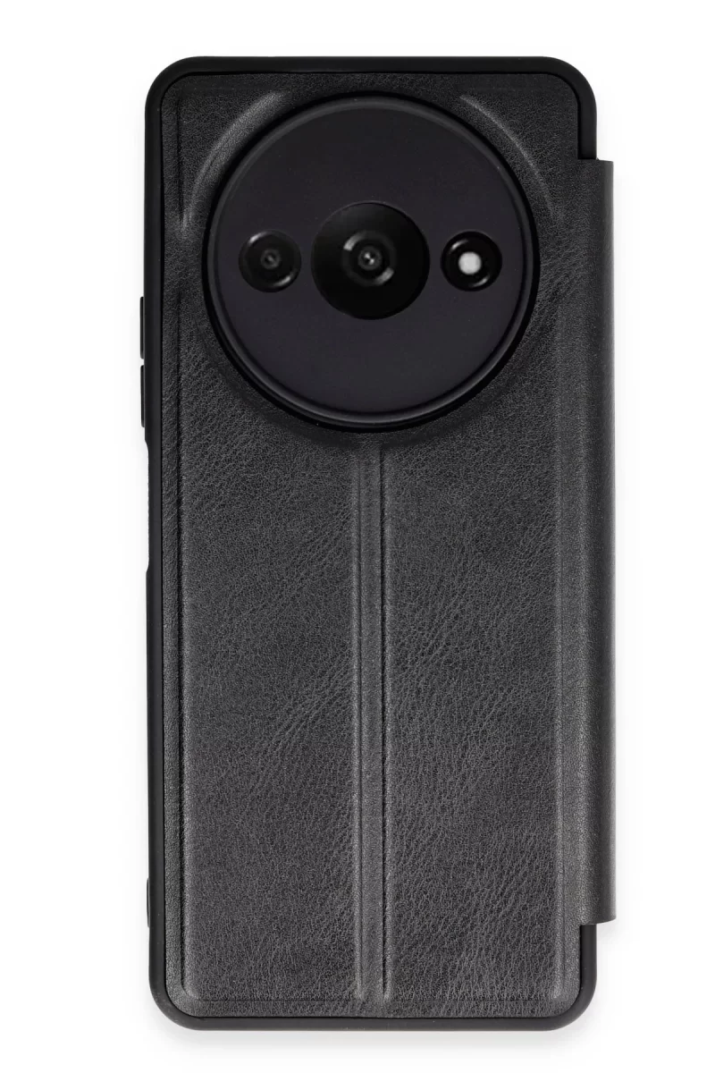 Newface Xiaomi Redmi A3 4G Kılıf Flip Cover - Siyah