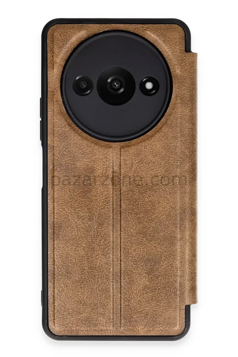 Newface Xiaomi Redmi A3 4G Kılıf Flip Cover - Taba