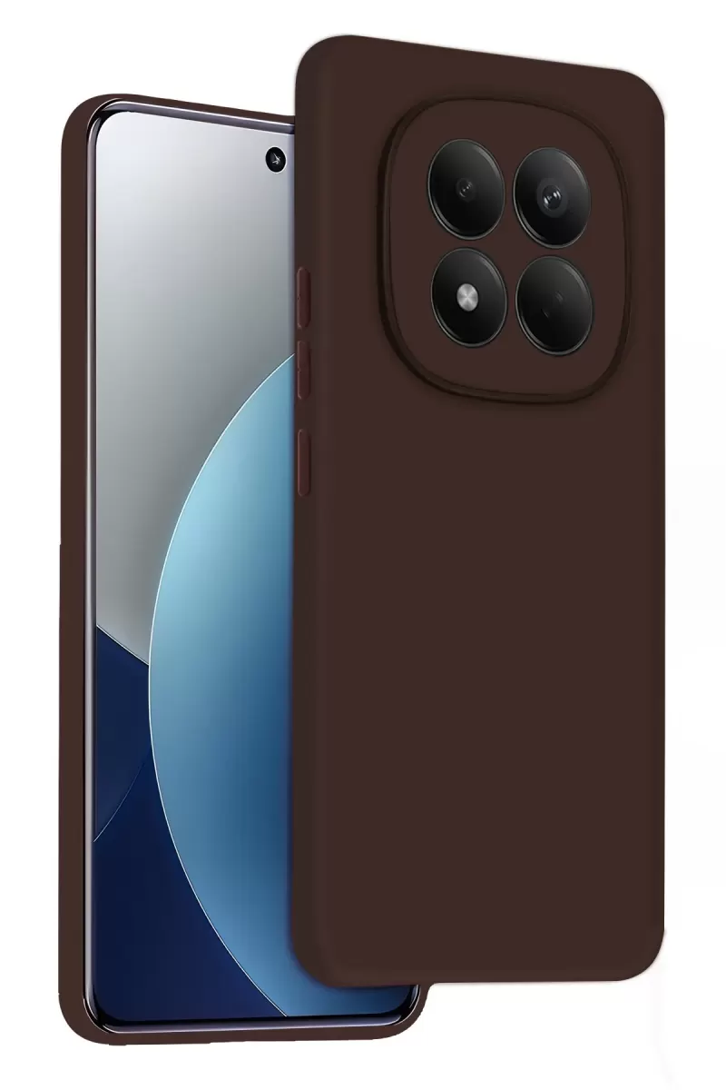 Newface Xiaomi Redmi Note 15 4G First Silikon - Kahverengi