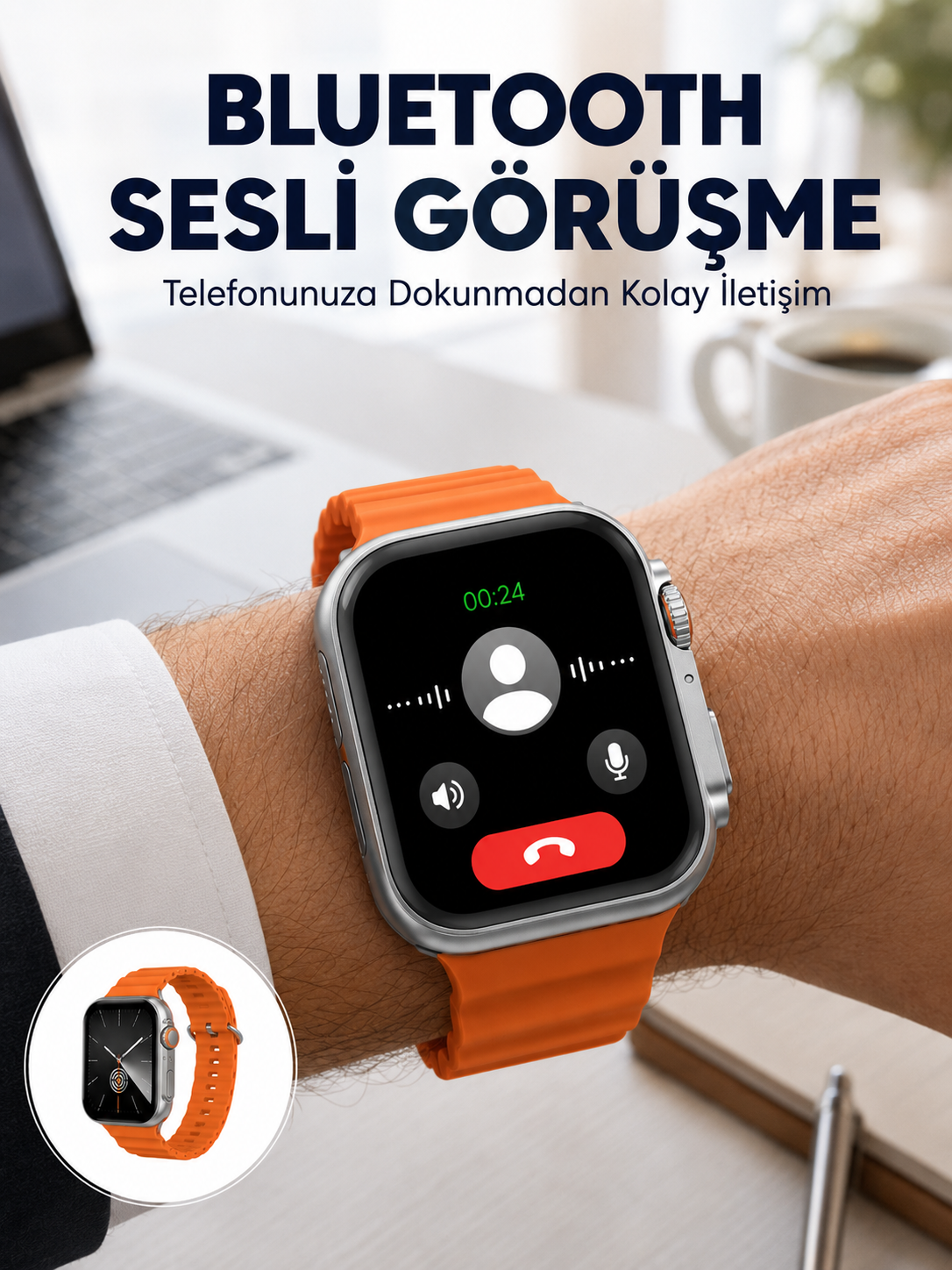 2025 Model Gelişmiş Özellikli Nabız Sensörlü Spor Takibi Yapabilen Titreşimli Saat Yeni Nesil