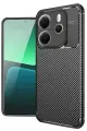 Newface Xiaomi Redmi Note 14 4G Kılıf Auto Focus Karbon Kapak - Siyah