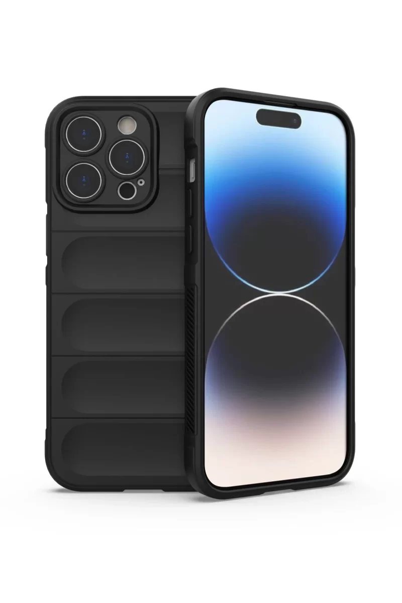 Newface Apple iPhone 14 Pro Kılıf Optimum Silikon - Siyah