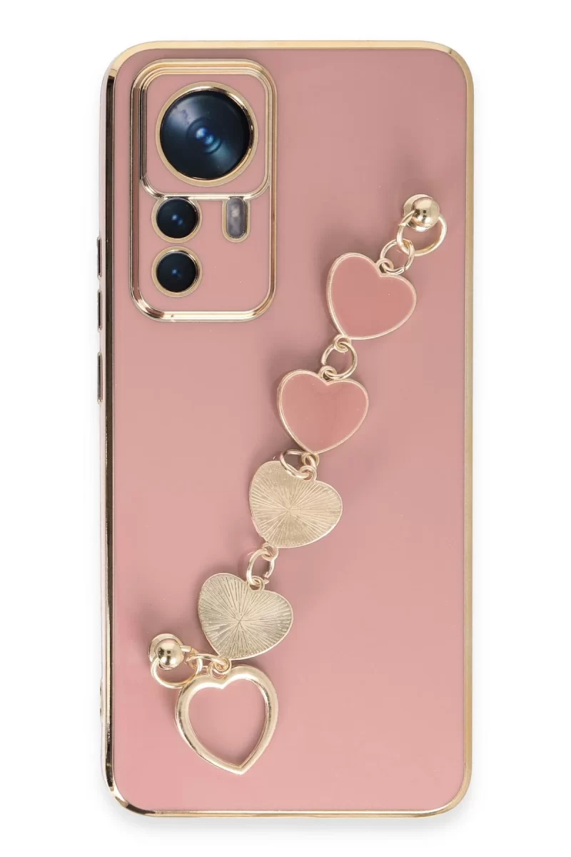 Newface Xiaomi Mi 12T Pro Kılıf Esila Silikon - Pudra