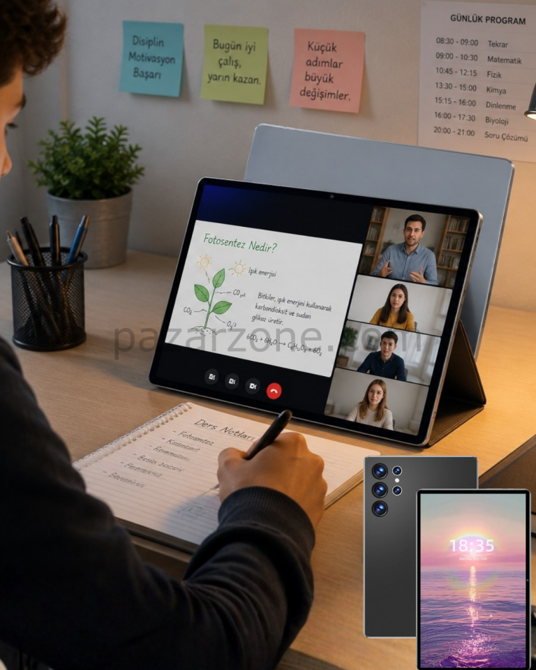 Android Tablet 10.1 HD Ekran 16GB RAM 1TB Depolama WiFi Destekli