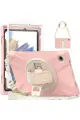 Newface Samsung Galaxy X200 Tab A8 10.5 Kılıf Amazing Tablet Kapak - Pembe