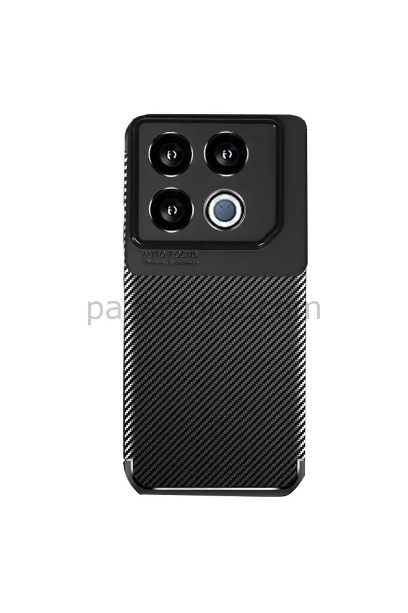Newface İnfinix GT 20 Pro Kılıf Auto Focus Karbon Kapak - Siyah