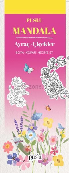 Mandala Ayraç - Çiçekler