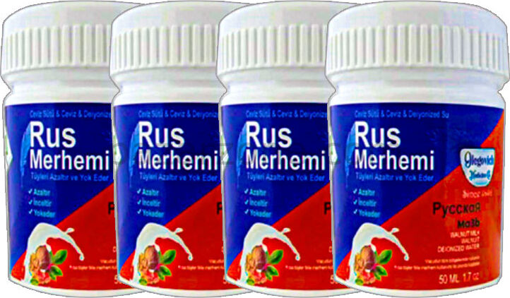 Glegnd Blue Tüylere Russ Merhemi 4 Adet x 50 ml
