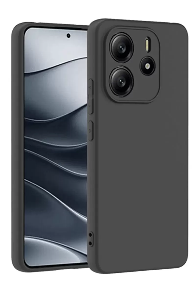 Newface Xiaomi Redmi Note 14 4G Kılıf First Silikon - Siyah