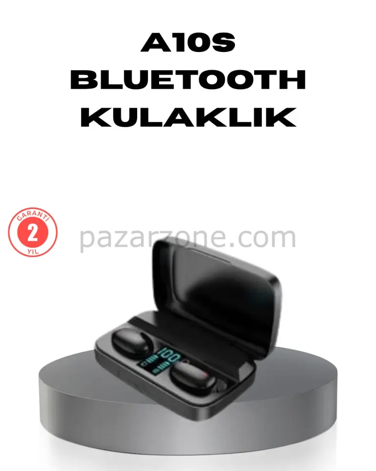 A10s TWS Bluetooth 5.0 Kulaklık – Powerbank’li Şarj Kutusu, Dokunmatik Kontrol, Gerçek Stereo