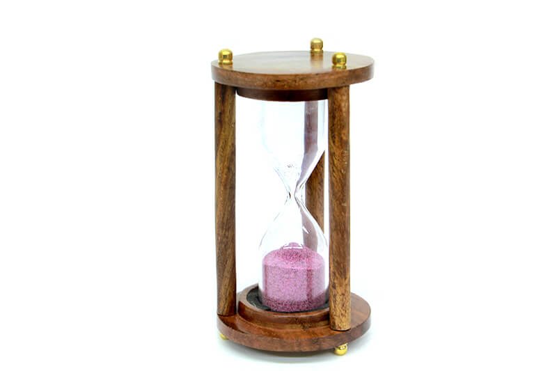 İki Dakikalık Ahşap Kum Saati