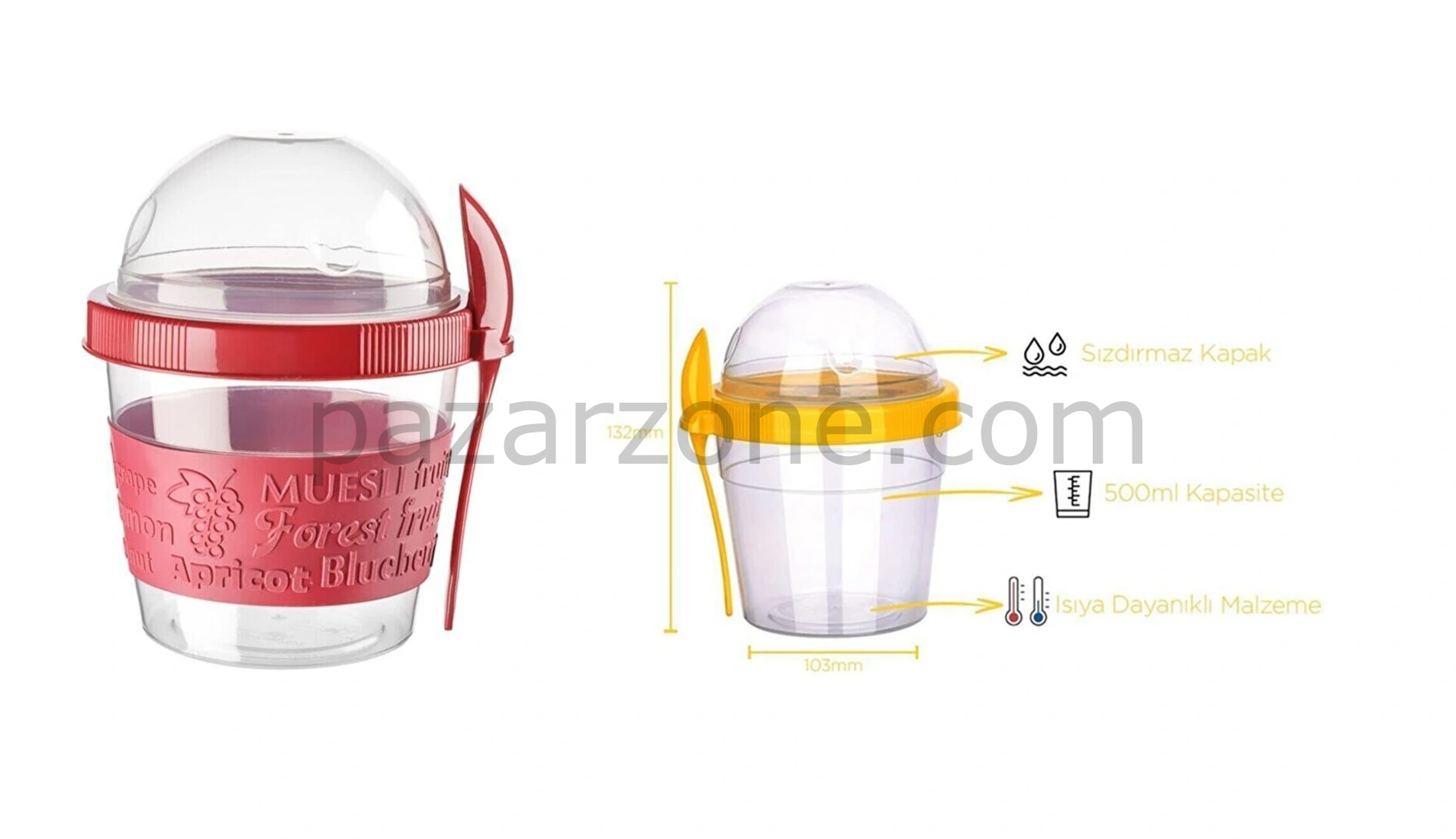 Bebek Mama Saklama Kabı 500ml
