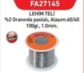 Fastbond 27145 Lehim Teli 1 mm 100 gr