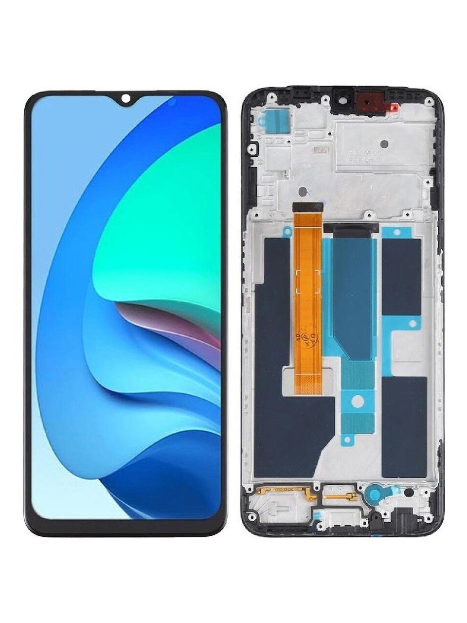 Oppo A55 Ekran Dokunmatik Çıtalı (Siyah)